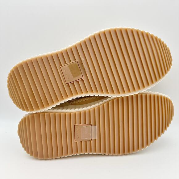 Dolce Vita Womens Dolen Sneaker US 8.5 Ivory Tan Leather Lace-Up Closure NIB - Picture 11 of 12